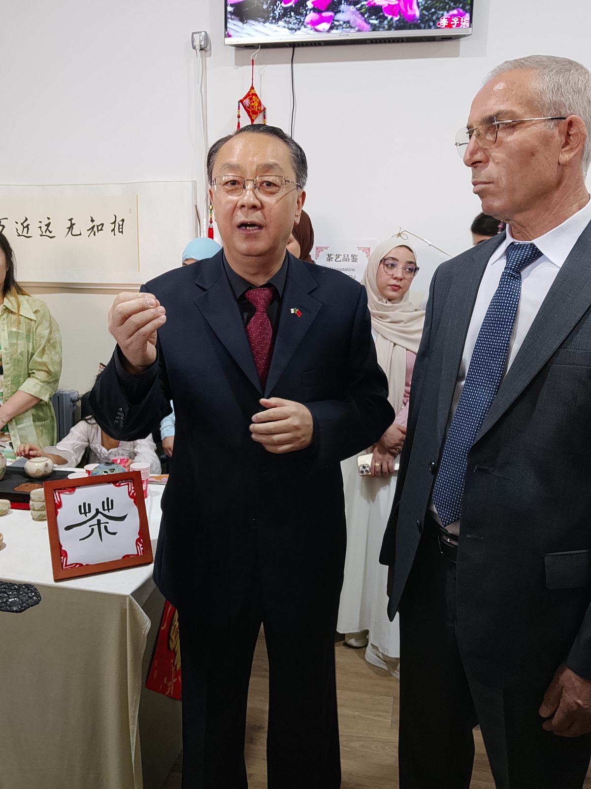 Rencontre avec l'Ambassadeur de Chine et le recteur de l'Université d'Alger 2